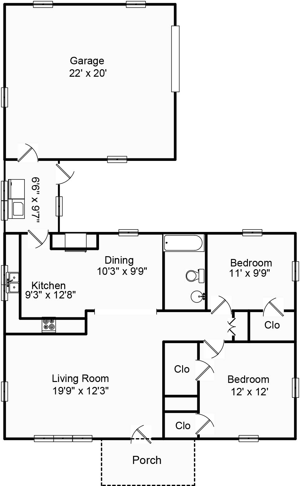 22 Grays Lane, Decatur, IL Floorplan
